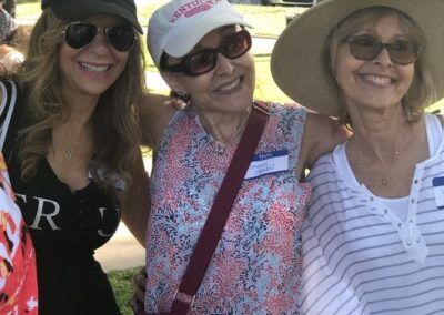 45th reunion at Roxbury Park, pictured are Nancy Kumetz Lee, Gwen Yount and Heather Yount