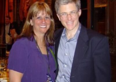 Nancy Siegel Kulak and Randy Sheinbein at the 30 year reunion (Jonathon Club)