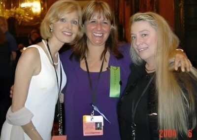 Heather Yount , Nancy Siegel Kulak and Sue Caron at the 30 year reunion.