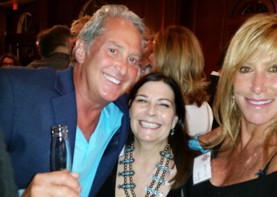 40th reunion party at Maggiano's, pictured are Randee Phillips, Shelly Davis and Jon Brown.