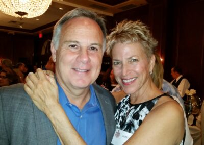 40th reunion party at Maggiano's, pictured are Valerie Lehrer, and Michael Lubell