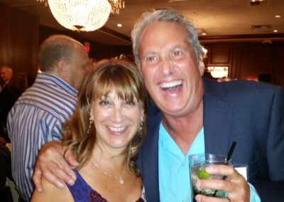 40th reunion party at Maggiano's, pictured are Linda Klemes Byerly, and Jon Brown