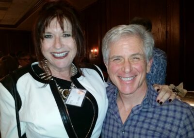 40th reunion party at Maggiano's, pictured are Randy Sheinbein, and Cori Drasin