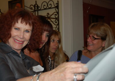 40th reunion weekend El Rodeo reunion party, pictured are May Quigley, Barbara Myler, Nikki Yedor and Nancy Siegel Kulak.