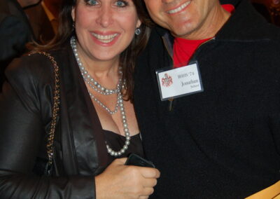 40th reunion at Maggiano's, pictured are Terry Hyman Hamermesh and Jonathan Seltzer.