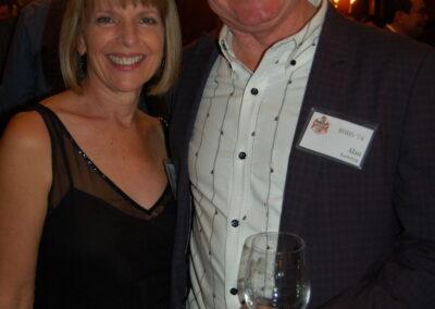 40th reunion at Maggiano's, pictured are Alan Karbrinig and his wife Amy.