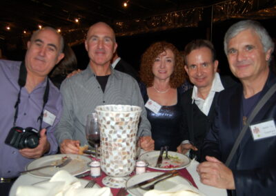 40th reunion at Maggiano's, pictured are Craig Gordon, Joeseph Jenkins, Hope Schwartz, Steve Fazekas, and Laurence ???