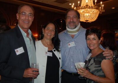 40th reunion at Maggiano's, pictured are Howard ?Simon?, Barbara Tynan Paz, John Levitt and ??? John Levitt's wife???