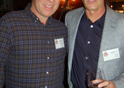 40th reunion at Maggiano's, pictured are Joey Klein and Tim Wilson