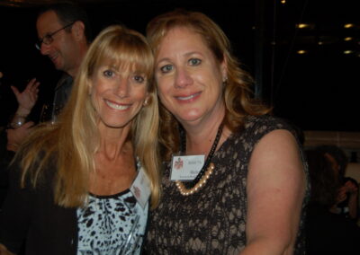 40th reunion at Maggiano's, pictured are Nikki Yedor and Michele Rosenroth Mendelsohn