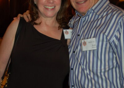 40th reunion at Maggiano's, pictured are Marla Miller and Scott Redston