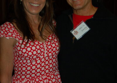 40th reunion at Maggiano's, pictured are Victoria Neuman Talbot and Jonathan Seltzer.