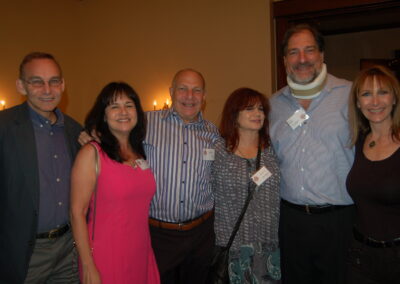 40th reunion at Maggiano's, pictured are Keith Rosten, Renee Turkell, Scott Redston, Stephanie Freed, John Levitt and Lisa Redston