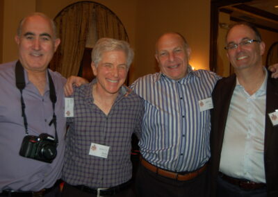 40th reunion at Maggiano's, pictured are Craig Gordon, Randy Sheinbein, Scott Redston, Michael Rosenblatt