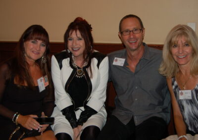 40th reunion at Maggiano's, pictured are Barbara Myler, Cori Drasin, John Jameson, and Ellen Dorfman Goldenberg