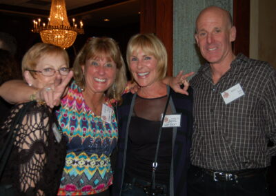 40th reunion at Maggiano's, pictured are Kellie Davies, Nancy Siegel Kulak, Beth Werber and Eric Weber.