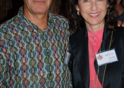 40th reunion at Maggiano's, pictured are Kathie Avchen Davis and Andy Gunther.