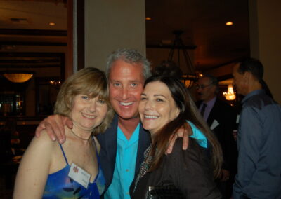 40th reunion at Maggiano's, pictured are Sherilyn Adler, Jon Brown and Randee Phillips