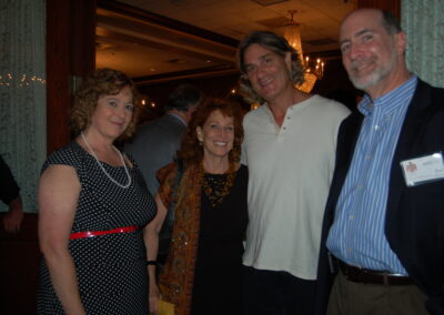 40th reunion at Maggiano's, pictured are Sharon Roseman, Pamela Rose, Les Kaplan and Paul Palevsky, Sharon's husband.