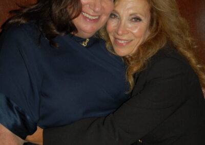 40th reunion at Maggiano's, pictured are Ruth Amir and Nora Holtz.