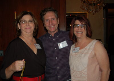 40th reunion at Maggiano's, pictured are Lori Anticouni Richter, Rex Wilder and Linda Abrahamoff.