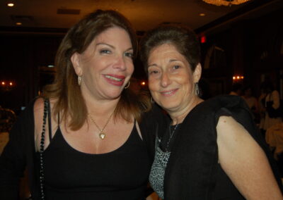 40th reunion at Maggiano's, pictured are Bonnie Singer and Sandy (Daye) Brenner