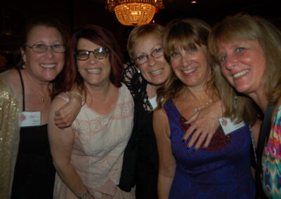 40th reunion at Maggiano's, pictured are Nancy Lewis Levey, Linda Abrahamoff, Kellie Davies, Linda Klemes Byerly, and Nancy Siegel Kulak