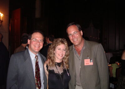 30th reunion at the Jonathan Club, Pictured are Pandora Victor, Greg Feis and Steve Vosen.