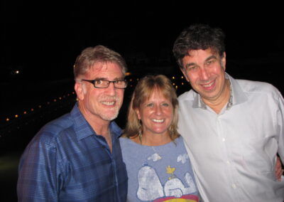 Hawthorne elementary school reunion the weekend of the 40th reunion, pictured are Mason Sommers, Nancy Siegel Kulak and Jeff Lapin.