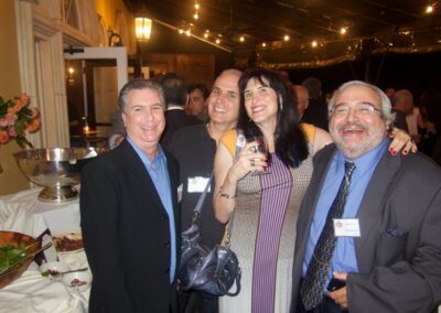 40th reunion at Maggiano's, pictured are Jessie Jacobson, Jay Solnit and Mark Caggiano.