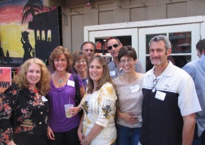 35th reunion at the Sagebrush Cantina, pictured are Patty Patricia Greenwald Gittelson, Lorna Langberg, Janet Rothstein, Richard Fishman, Linda Korosec (Carnow), Ron Seigel, Meredith Ponedel and Mel Greenspan