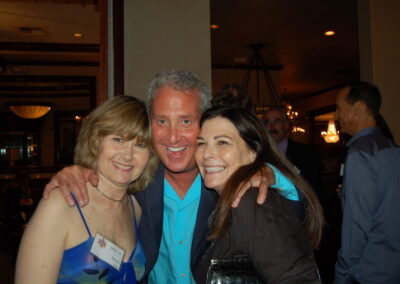 40th reunion party at Maggiano's, Pictured are Sheri Adler, Jon Brown and Randee Phillips with Josh Susman hiding in the background.