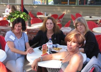 35th reunion at the Sagebrush Cantina, pictured are Kimme Winter (Brunk), Victoria Neuman Talbot, JC Citron and Nancy Siegel Kulak