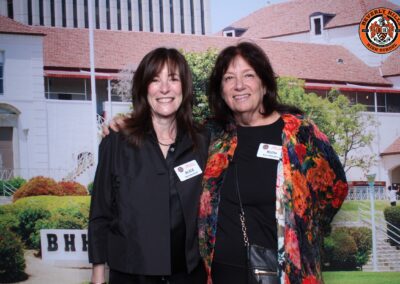 Beverly Hills High School class of 1974 50th 10/19/2024 reunion posed picture with Alice Sommer and Ruth Amir